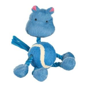 Leke plysj dyr med tennisball 16cm