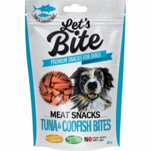 Lets Bite Meat Snacks Tunfisk og Torsk 80g
