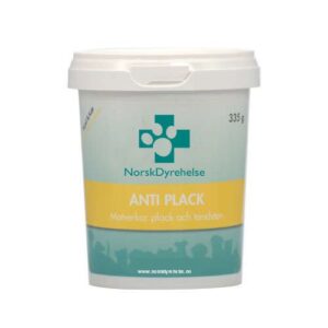 Norsk Dyrehelse Anti Plakk Kosttilskudd Hund og Katt 335g