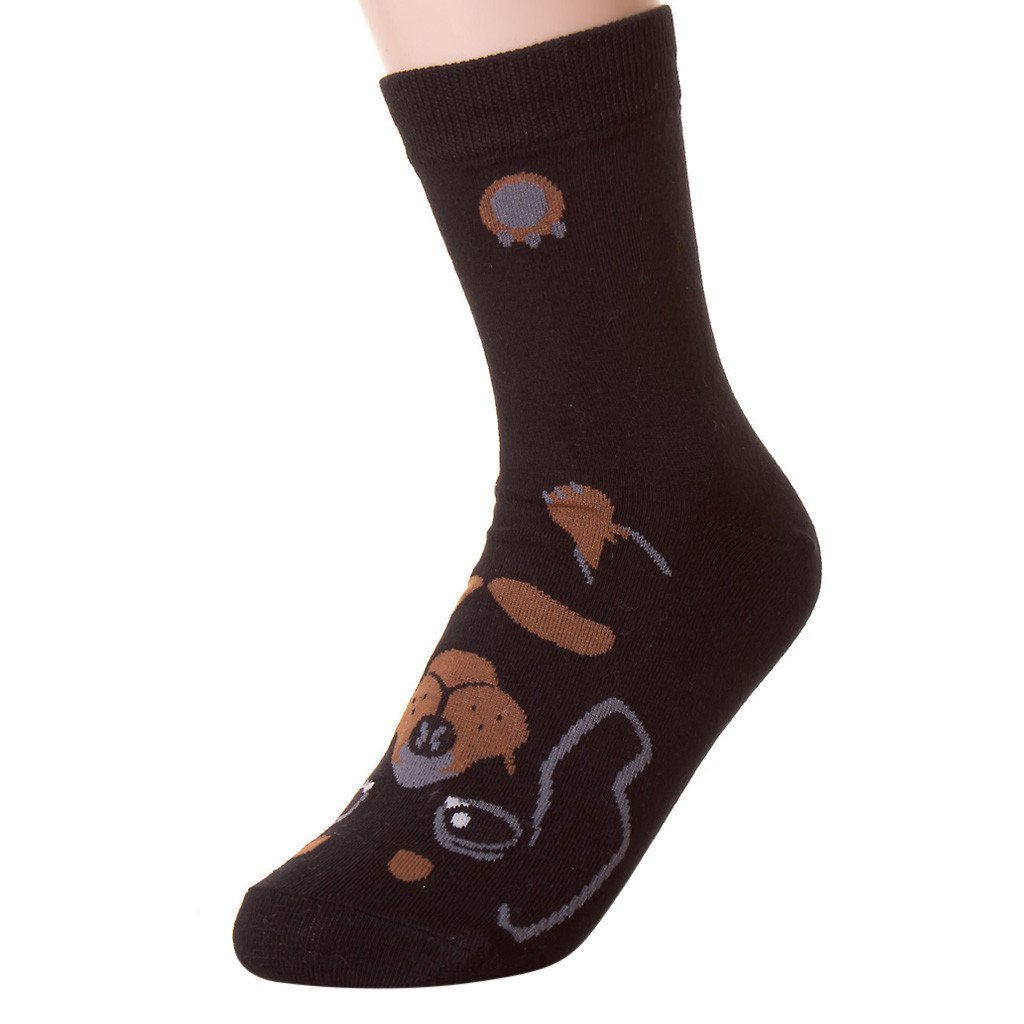 Sokker med Valpemotiv Onesize Bomull