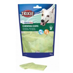 Trixie Denta Fun Tyggechips med Spirulina Alger